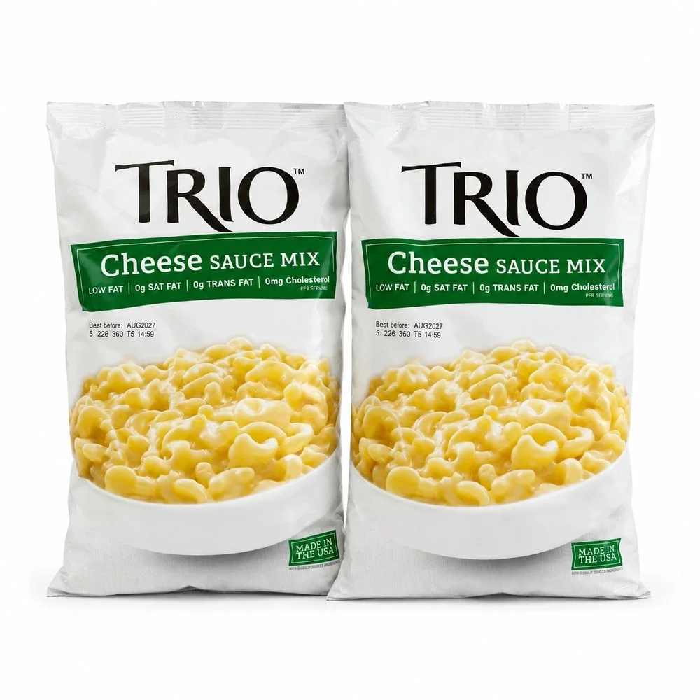 Lot of 2 Trio Cheese Sauce Mix Bags New Sealed Best By Aug 2027